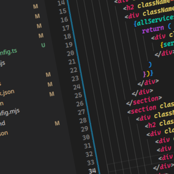 Image showing a screenshot of website markup